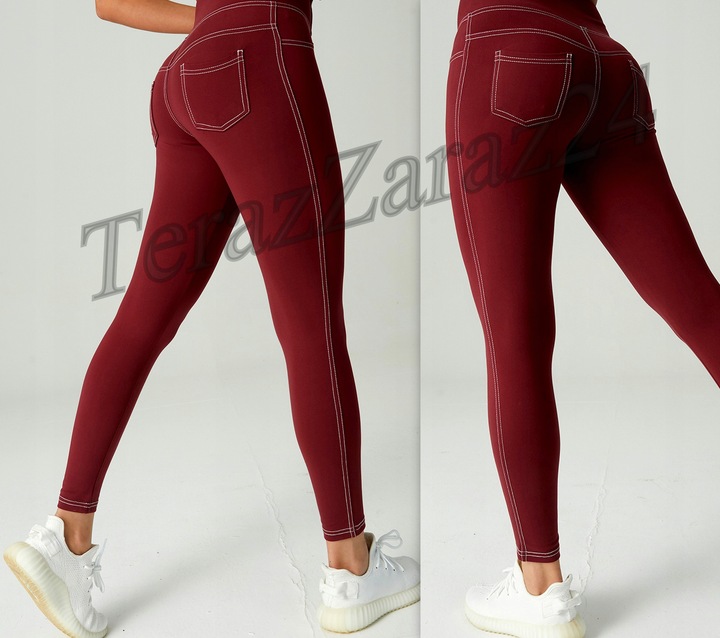 LEGGINSY BEZSZWOWE ELASTYCZNE GETRY bambus XL/2XL