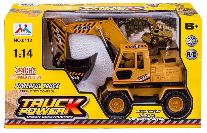 Koparka Spych na PILOT Pojazd Budowlany ZDALNIE STEROWANY 1:14 2.4GHz