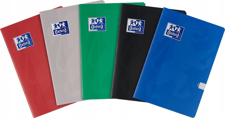Zeszyt Kratka Zestaw zeszytów A5 60K Zeszyty szkolne 4 + 1 gratis Oxford
