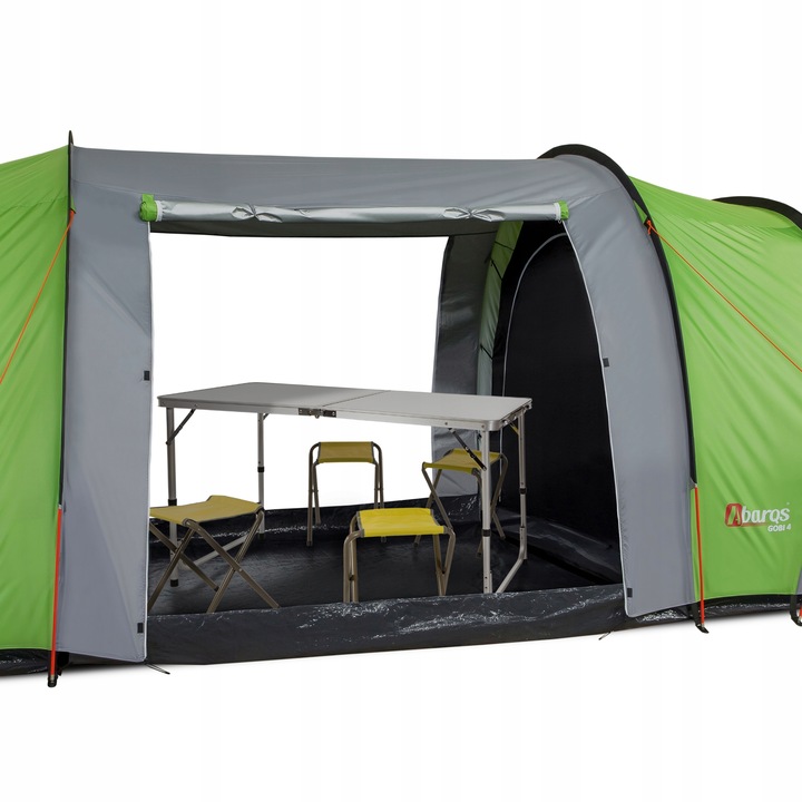 Namiot 4 osobowy 2 sypialnie Przedsionek TROPIK turystyczny kempingowy