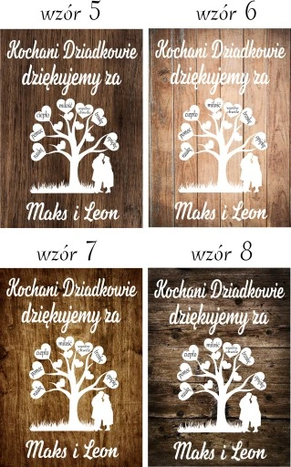 PODZIĘKOWANIE DLA DZIADKÓW PREZENT DLA BABCI DZIADKA RAMKA XXL 30X40 DUŻA