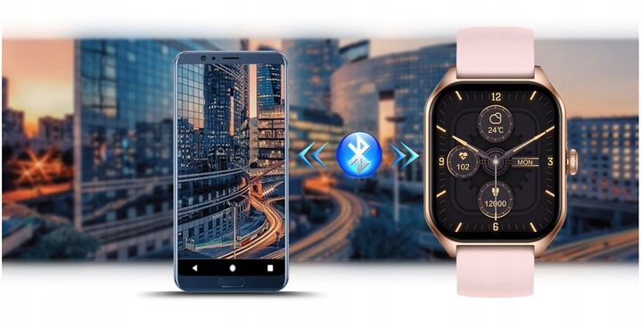 ZEGAREK SMARTWATCH RUBICON DLA DZIEWCZYNKI PREZENT NA KOMUNIĘ +TOREBKA