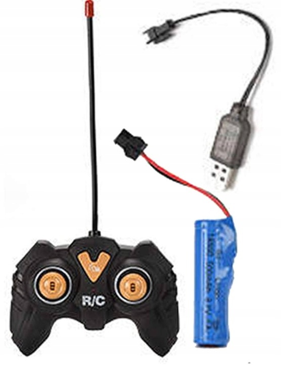 AUTO AUTKO NA ZDALNE STEROWANIE PILOT KOPARKA RUCHOMA ŁYŻKA ŚWIATŁO LED