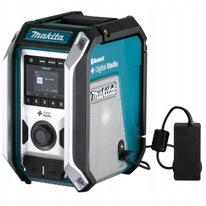 Radio budowlane Makita DMR114 10,8/14,4/18V BLUETOOTH 5,0 AUX USB