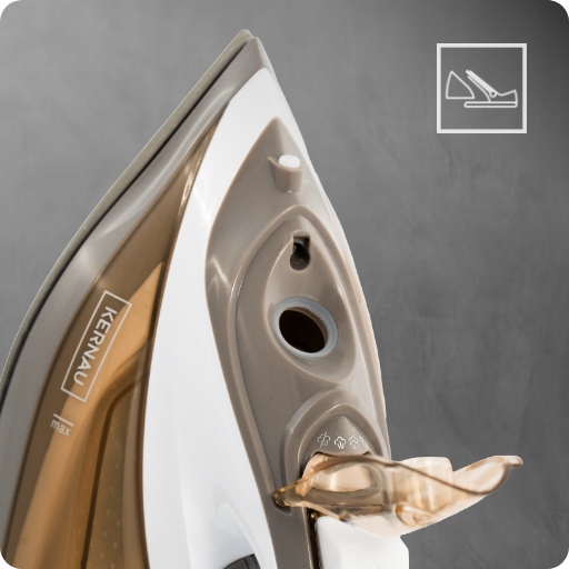 Żelazko parowe Kernau KSSI 2201 C 2200W Anti-Calc Stopa ceramiczna Titanum