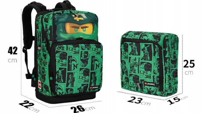 LEGO PLECAK SZKOLNY MAXI PLUS NINJAGO LLOYD 20214-2201