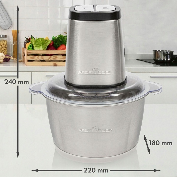 Elektryczny rozdrabniacz malakser siekacz do warzyw ProfiCook PC-MZ 1227