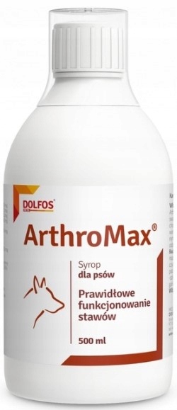 ArthroMax glukozamina chondroityna syrop na stawy dla psa i kota 500ml