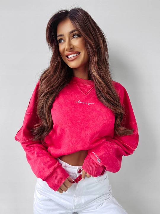 Bluza damska OLAVOGA LIBRA 2024 róż - UNI