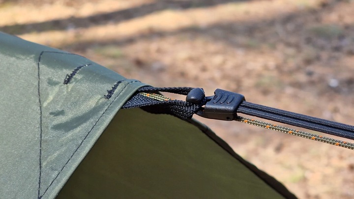 Płachta biwakowa wodoodporna turystyczna Bushmen Easy Tarp 3 x 3 m Green