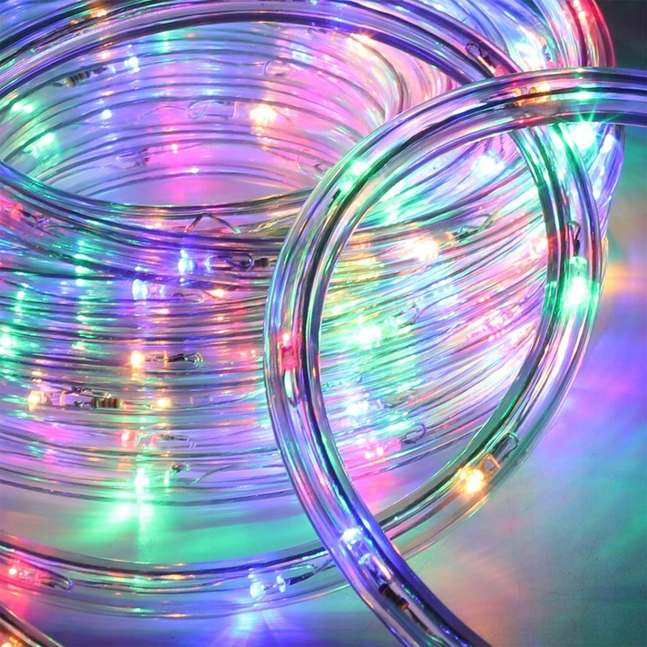 Wąż sznur świetlny LED RGB 10m Party Light , Dekoracje świąteczne +pilot