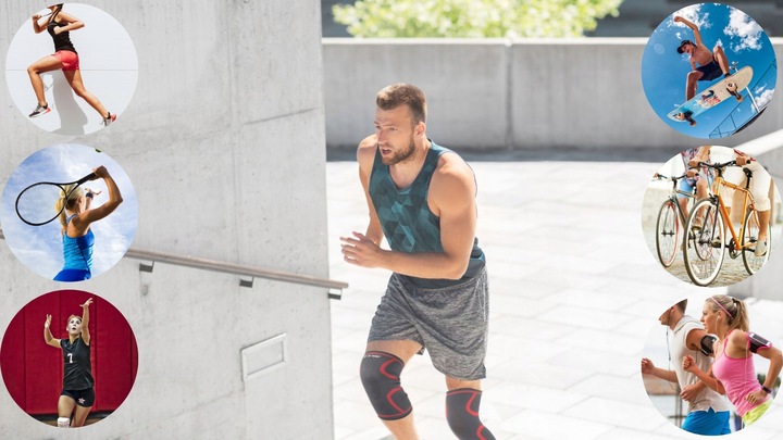 STABILIZATORY KOLAN ŚCIĄGACZE OPASKI KOMPERSYJNE