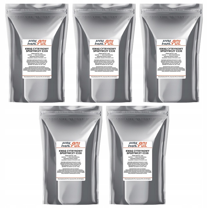 KWAS CYTRYNOWY 5kg Kwasek spożywczy czysty E330