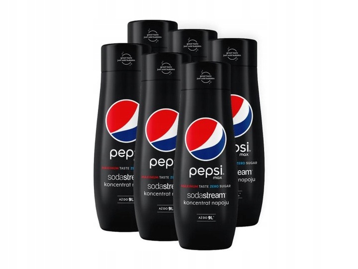 Syrop SODASTREAM Pepsi Max Zero bez cukru 6x440 ml