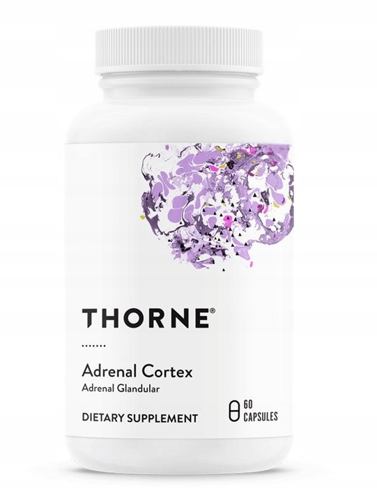 THORNE RESEARCH Adrenal Cortex - Kora Nadnerczy (60 kaps.)