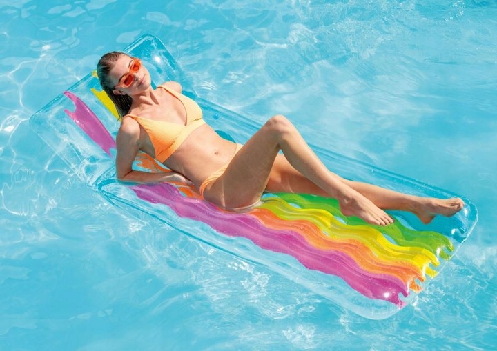 Materac dmuchany do wody Tęcza Intex 58724