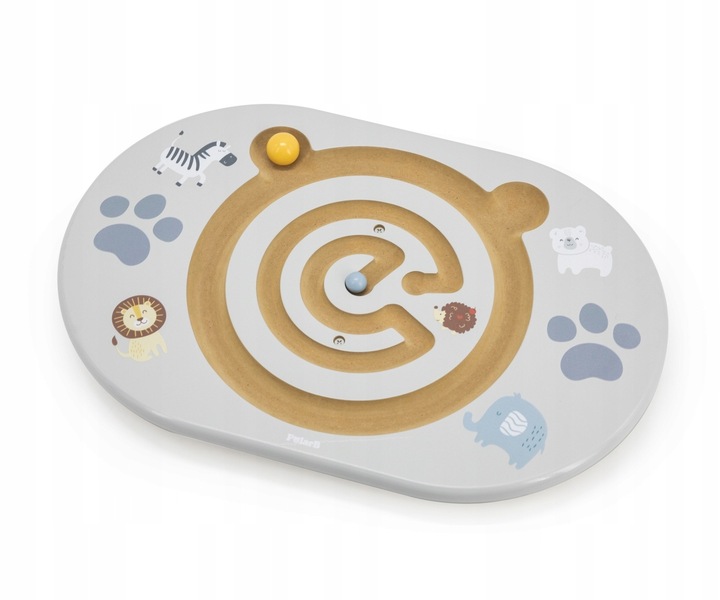 Viga PolarB Balansujący labirynt Miś Kulki Gra Pastelowy Deska Równowaga