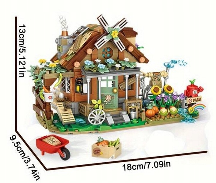 FARMA KLOCKI KONSTRUKCYJNE 899 EL DOMEK NA WSI