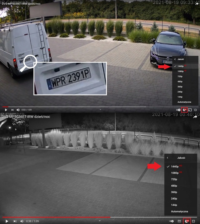 BEZPRZEWODOWA KAMERA WIFI MONITORING 2K CZARNA KAMERA ZEWNĘTRZNA AUDIO DVS