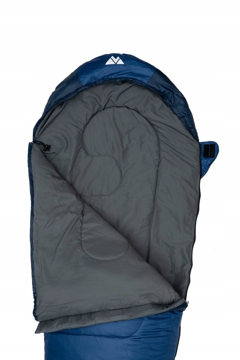 Śpiwór Volven TRAVELLER-NIEBIESKI prawy