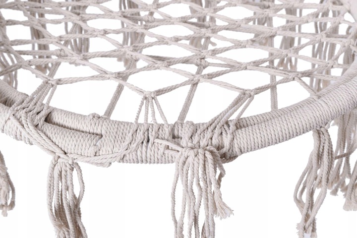 FOTEL WISZĄCY OGRODOWY KRZESŁO HUŚTAWKA DO OGRODU DOMU BUJAK Z PODUSZKAMI