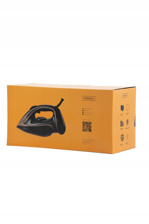 Żelazko parowe Kernau KSSI 2601 C 2600W Wyrzut pary 25-35g/min Anti-Calc