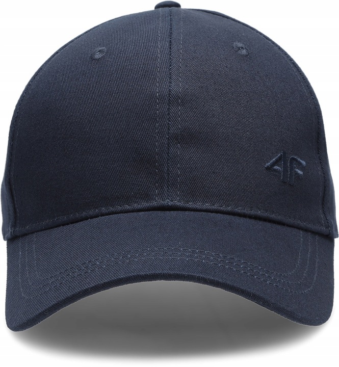 4F ŚLICZNA CZAPKA Z DASZKIEM CAU005 20S - GRANATOWA bejsbolówka