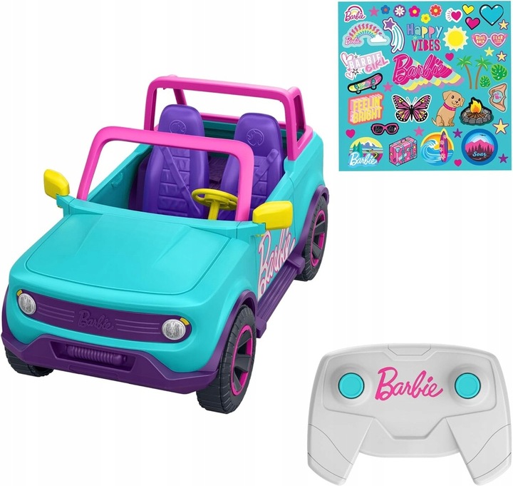 LALKA BARBIE HOT WHEELS AUTO SUV samochód zdalnie sterowany RC