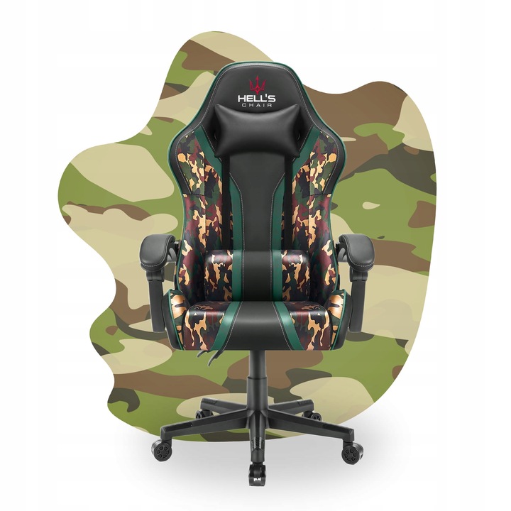 FOTEL GAMINGOWY DLA GRACZA BIUROWY HELL'S