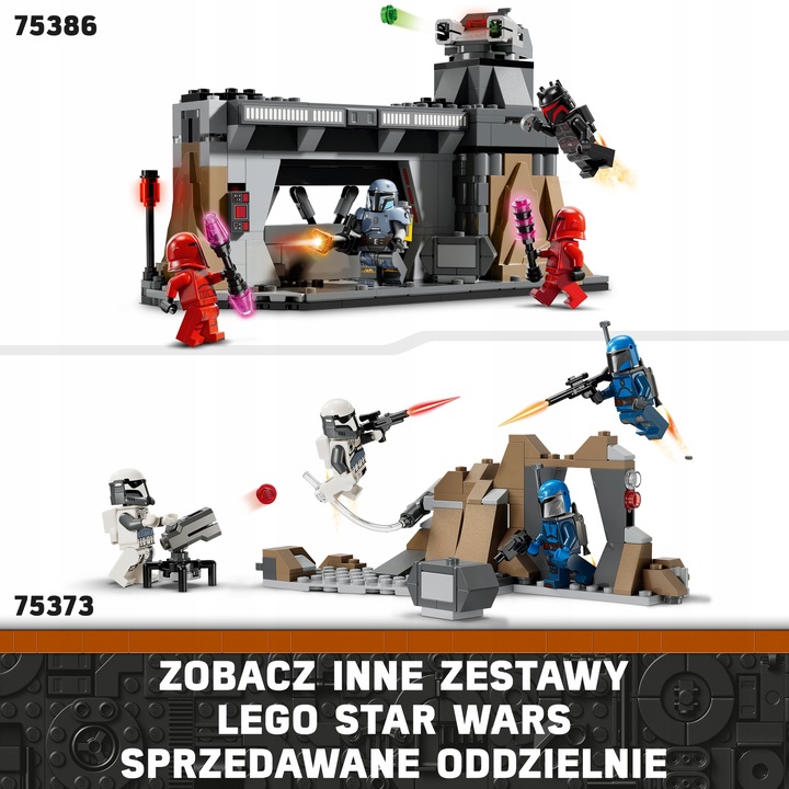 LEGO Star Wars Pojedynek Paza Vizsli i Moffa Gideona 75386