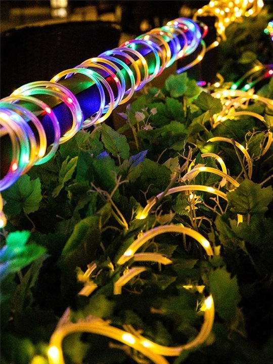 WĄŻ Świetlny 30m LED LAMPKI CHOINKOWE MULTIKOLOR KOLOROWY