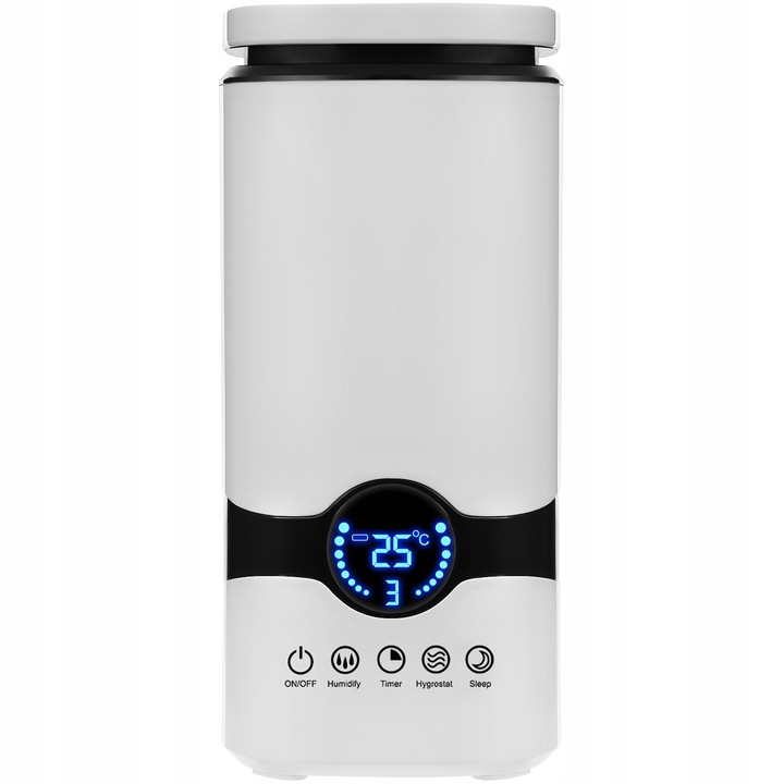 NAWILŻACZ POWIETRZA JONIZATOR AROMATERAPIA 3w1 DOTYKOWY WYŚWIETLACZ + PILOT