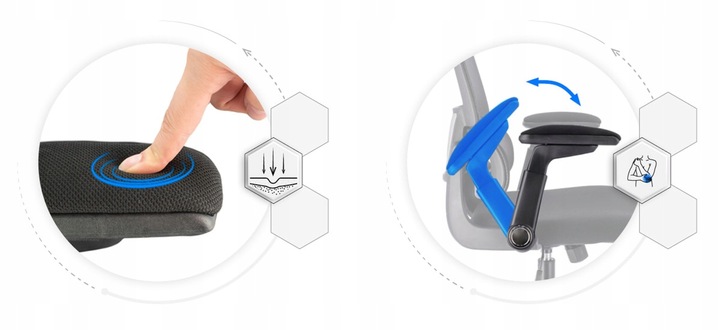 FOTEL biurowy ERGONOMICZNY obrotowy nowoczesny