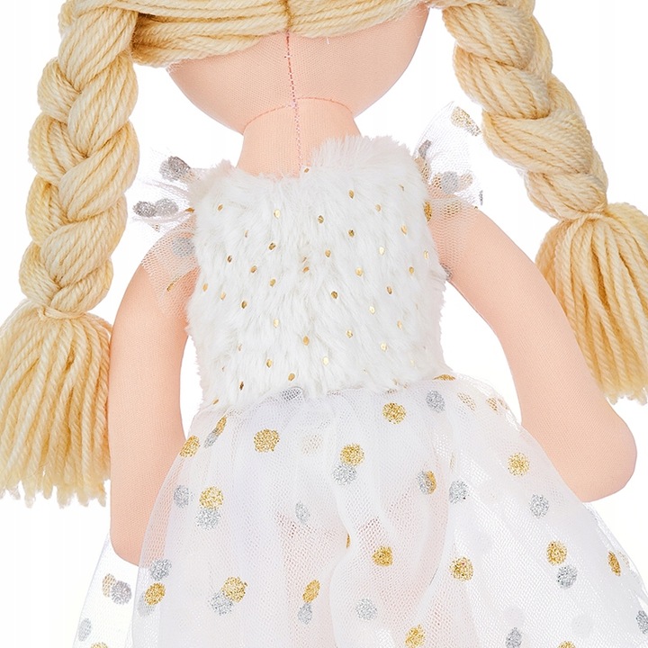 Lalka szmaciana szmacianka przytulanka złota księżniczka Lily 38 cm