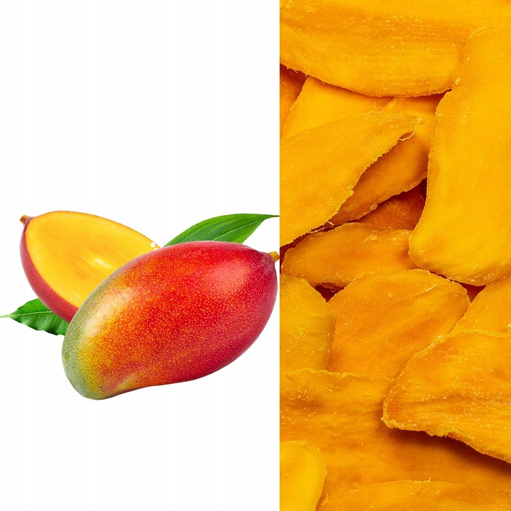 MANGO SUSZONE Egzotyczne soczyste plastry |Bez dodatku cukru | OlsiFood 1kg