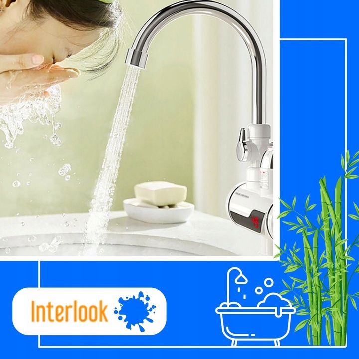 PRZEPŁYWOWY PODGRZEWACZ WODY Z PRYSZNICEM 3000W