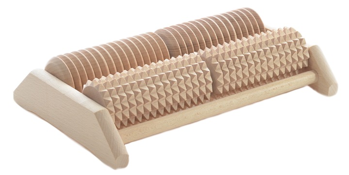 Masażer Receptor Drewniany do Stóp Ruchomy PL