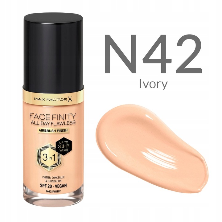 MAX FACTOR FACE FINITY 3W1 VEGAN SPF20 N42