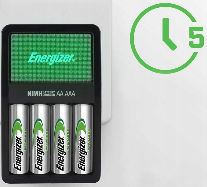 ŁADOWARKA BATERII AA AAA + 4x AKUMULATORKI R6 AA + 6x GC AAA R3 950mAh
