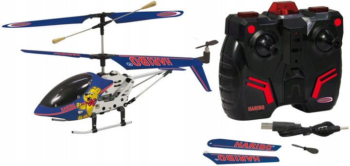 HELIKOPTER MODEL ŚMIGŁOWIEC ZDALNIE STEROWANY ŻYROSKOP HARIBO PODCZERWIEŃ