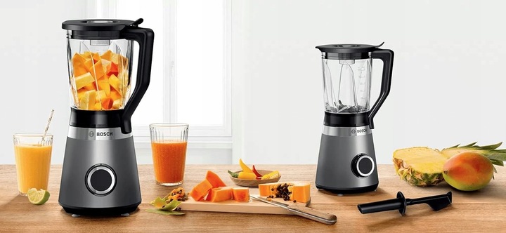 Blender kielichowy Bosch MMB6172S 1200W Vita Power Szkło Kruszy Lód