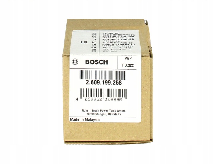 SILNIK PRĄDU STAŁEGO DO WKRĘTARKI AKUMULATOROWEJ GSR 12V-15 BOSCH