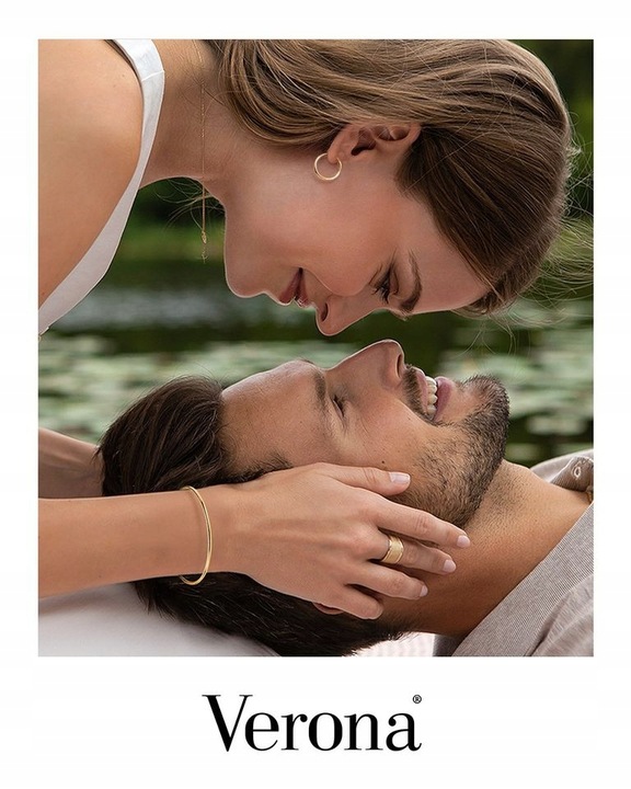 Złote Kolczyki Verona