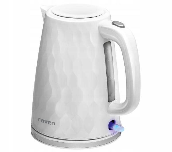 Biały Czajnik elektryczny RAVEN EC025B 1,7 l 2200W