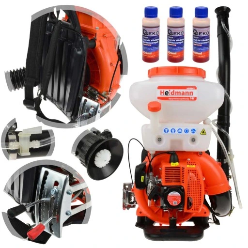 OPRYSKIWACZ SPALINOWY PLECAKOWY 14L DMUCHAWA +OLEJ