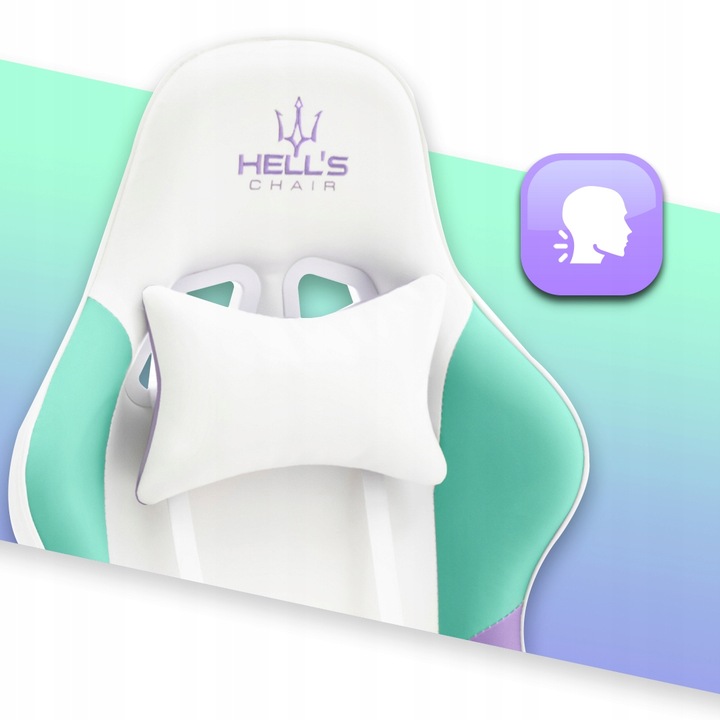 FOTEL GAMINGOWY DLA GRACZA BIUROWY HELL'S