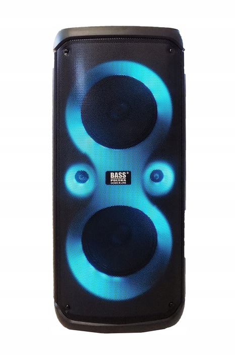 KOLUMNA GŁOŚNIKOWA PRZENOŚNA KARAOKE BLUETOOTH USB AKUM SUPER JAKOŚĆ MOCNA