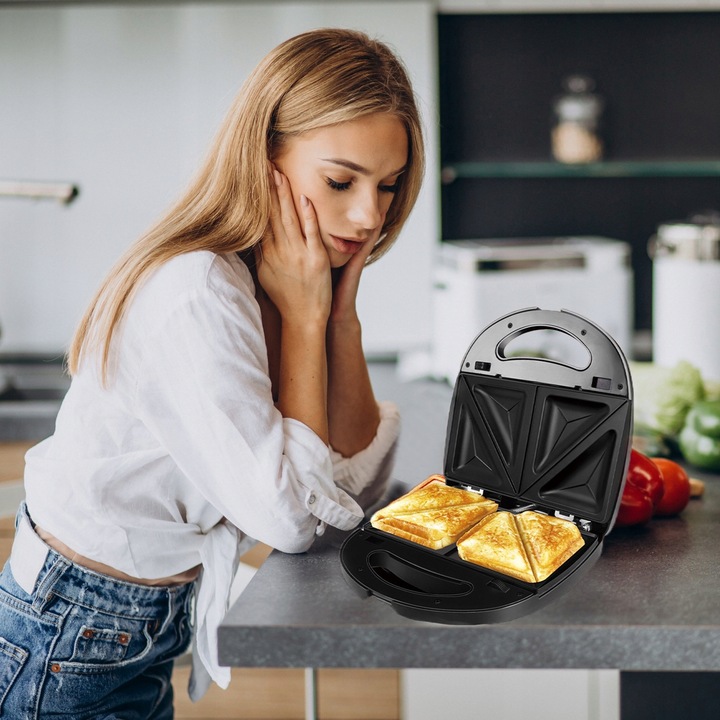 TOSTER OPIEKACZ DO KANAPEK TOSTÓW SANDWICH MOCNY