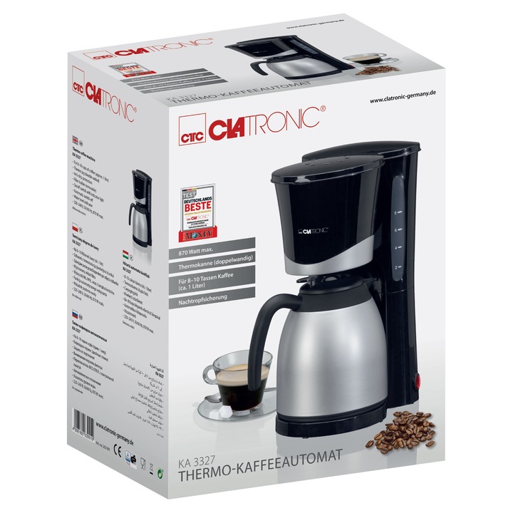 EKSPRES PRZELEWOWY Z TERMOSEM CLATRONIC KA 3327 (C