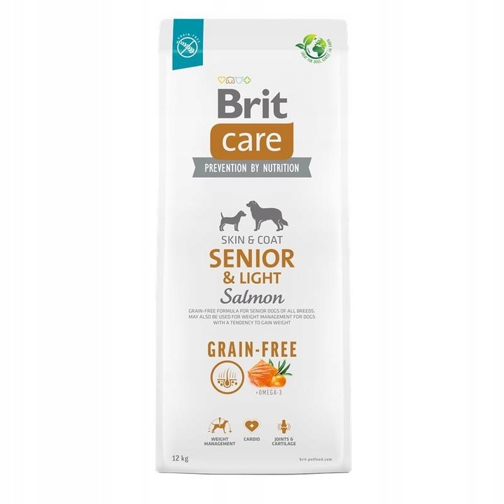 BRIT CARE Senior & Light Salmon 12kg